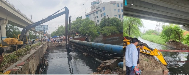 Noida Authority News : 20 घंटे की मूसलाधार बारिश के बाद भी अलर्ट रहा नोएडा प्राधिकरण, 10 वर्क सर्किलों की टीमें रहीं मैदान में; 320 किमी नालों की सफाई, 24x7 कंट्रोल रूम और QRT ने संभाला मोर्चा, लो-लाइंग क्षेत्रों पर विशेष नजर, डीजल पंपसेट से रोका जलभराव, नोएडा ऑथोरिटी के सीईओ कृष्णा करुणेश ने कल दिए थे निर्देश