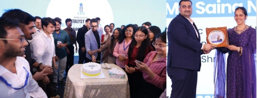 IBI College News : ओलंपिक पदक विजेता साइना नेहवाल ने I Business Institute में भरी युवाओं के सपनों में नई उड़ान, ‘Catalyst 2026’ के भव्य शुभारंभ से 50 दिनों तक चलेगा करियर, लीडरशिप और सफलता का महाअभियान,सफलता का कोई शॉर्टकट नहीं, अनुशासन और मेहनत ही असली मंत्र: साइना नेहवाल