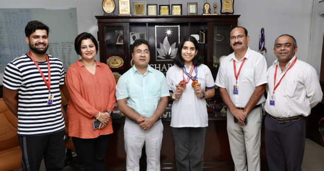 Greater Noida News: शारदा विश्वविद्यालय की छात्रा ने नेशनल ताइक्वांडो चैंपियनशिप में जीता कांस्य पदक, अक्टूबर में नेपाल में करेगी अंतर्राष्ट्रीय प्रतिस्पर्धा