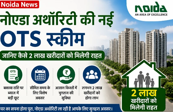 Noida Authority News : नोएडा के लाखों घर खरीदारों के लिए राहत की घंटी!, OTS स्कीम से खुलेगी बंद रजिस्ट्रियों की राह, बिल्डरों पर शिकंजा और फ्लैट मालिकों को मिलेगा मालिकाना हक का इंतजार खत्म होने का भरोसा, 3724 फ्लैटों की रजिस्ट्री का रास्ता हुआ साफ, जानिए कैसे 2 लाख खरीदारों को मिलेगी राहत