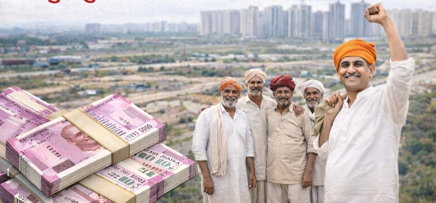 New Noida News : “न्यू नोएडा में ज़मीन देने वालों की निकली लॉटरी! इतने रुपये प्रति वर्गमीटर मुआवजा तय, 80 गांवों के किसानों के लिए बड़ी खुशखबरी, विकास की रफ्तार पकड़ेगा ‘नया शहर’”, “किसानों को मिलेगा YEIDA के बराबर मुआवजा”, “1000 करोड़ का बजट मंजूर—तेजी से आगे बढ़ेगा प्रोजेक्ट”, किसानों को भरोसा, शहर को रफ्तार—न्यू नोएडा का भविष्य तय”