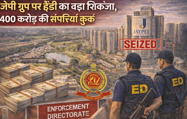 ED On JP Group News : “घर के सपने बेचकर खड़ा किया साम्राज्य? जेपी ग्रुप पर ईडी की सबसे बड़ी कार्रवाई, 400 करोड़ की संपत्तियां कुर्क”, हजारों घर खरीदारों की उम्मीदों पर भारी पड़ा कथित फंड डायवर्जन, मनी लॉन्ड्रिंग केस में जांच और तेज, जांच अभी खत्म नहीं, बढ़ सकता है शिकंजा