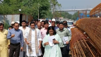 Noida Authority News : नोएडा में ट्रैफिक समाधान की दिशा में बड़ा कदम, विधायक ने चिल्ला से सेक्टर-150 तक एलिवेटेड रोड परियोजना का किया निरीक्षण, 50% कार्य पूर्ण, ट्रैफिक जाम से राहत के लिए अहम परियोजना, पुश्ता मार्ग के सुदृढ़ीकरण पर भी काम जारी 27 IMG 20260506 WA0029 converted 2